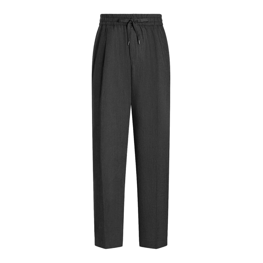 Dolce & Gabbana Men's Gray Drawstring Jogging Trousers