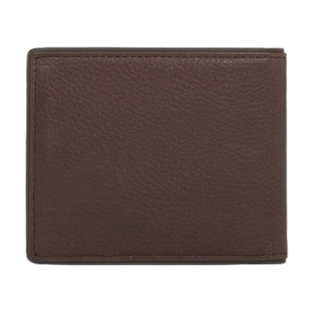 Tommy Hilfiger Casual Herenportemonnee met Muntvak Brown Heren