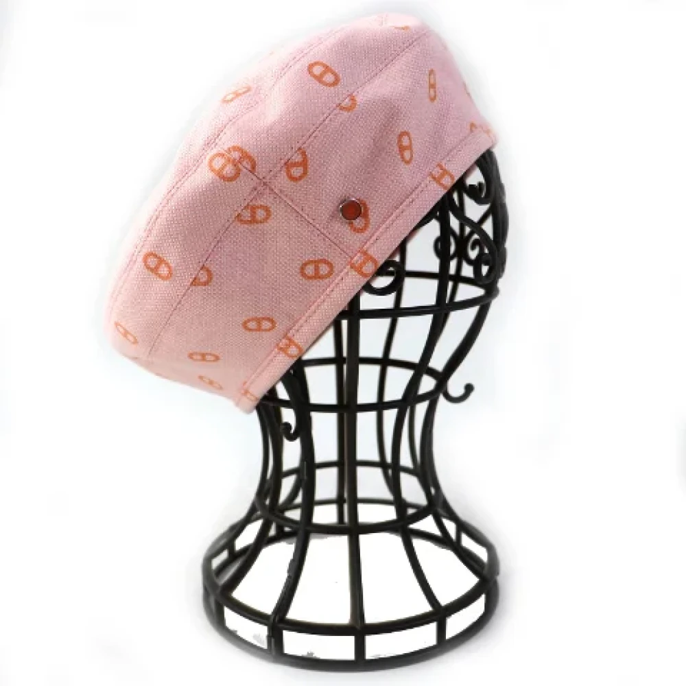Hermès Vintage Pre-owned Cotton hats Pink Dames