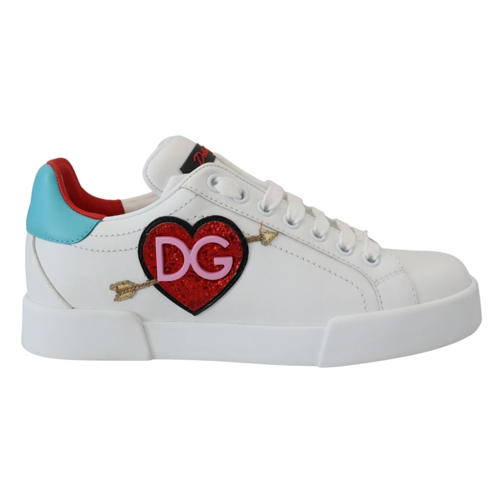 Dolce & Gabbana White Portofino Trainers - Female - Sneakers - 2 Uk - Shoes