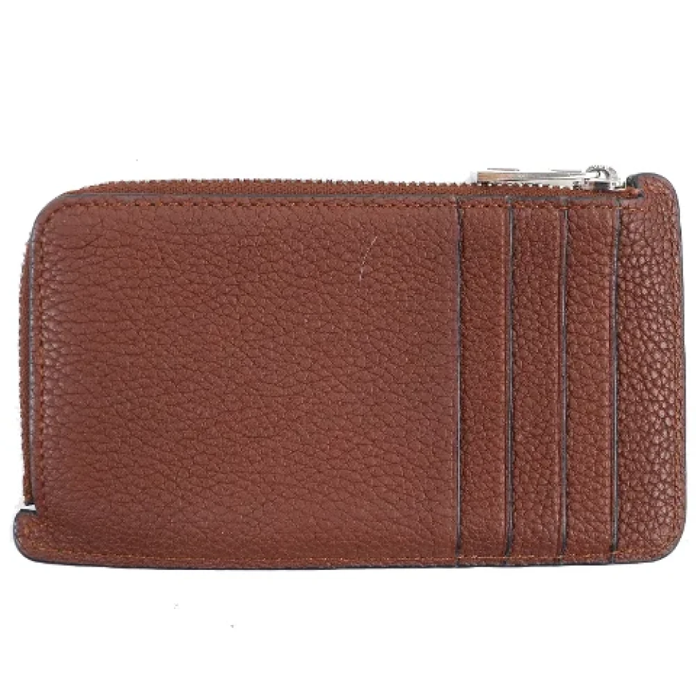 Loewe Pre-owned Leather wallets Brown Dames