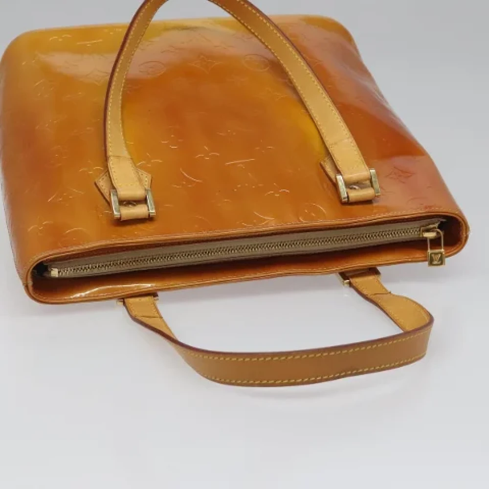 Louis Vuitton Vintage Pre-owned Leather handbags Beige Dames
