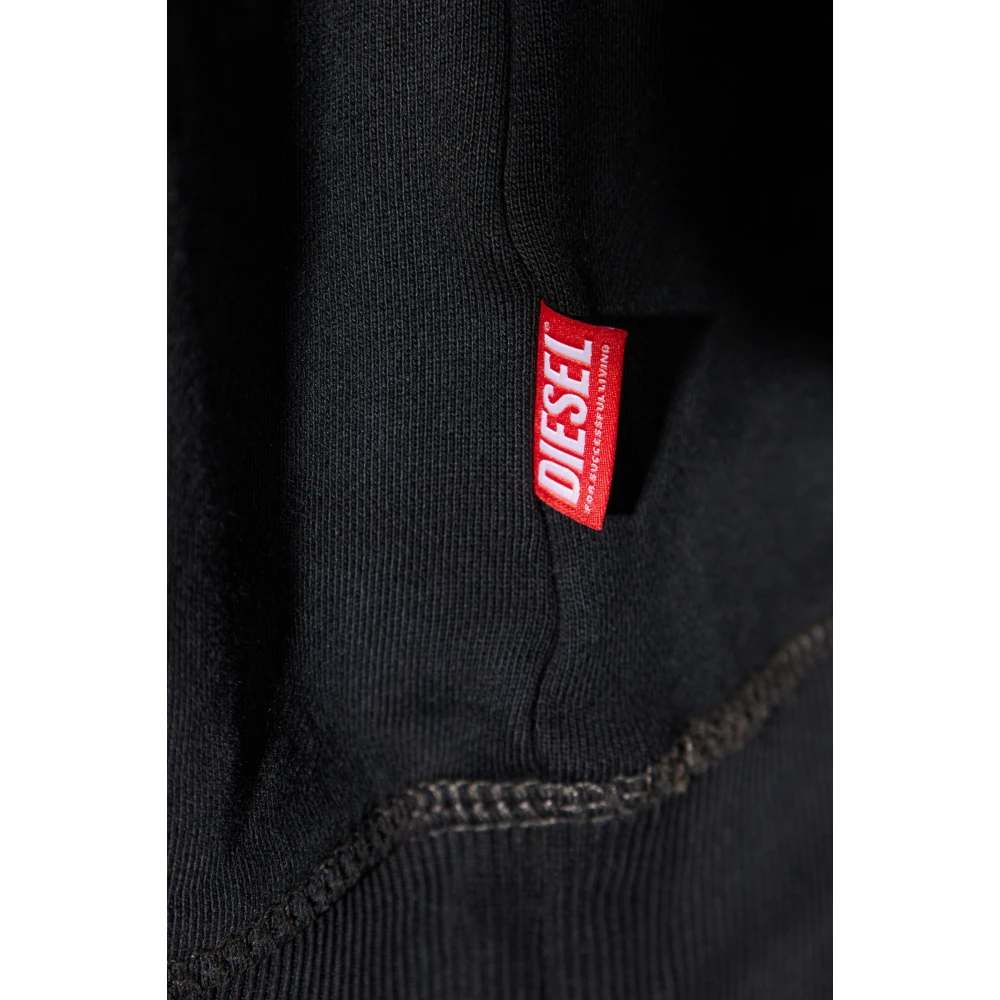 Diesel Hoodie S-Boxt-Hood-R9 Black Heren