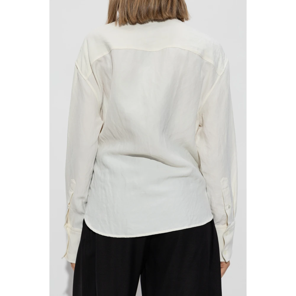 JW Anderson Shirt met applicatie Beige Dames