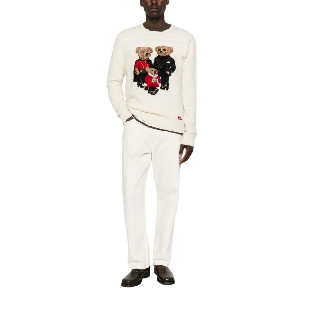 Polo Ralph Lauren Uomo Bianco Maglie, M, New,