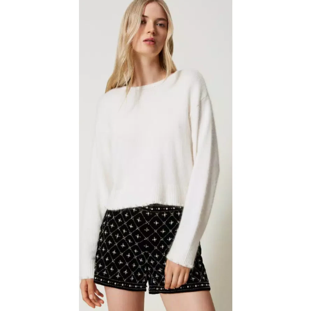 Twinset Stijlvolle Sweater Set White Dames
