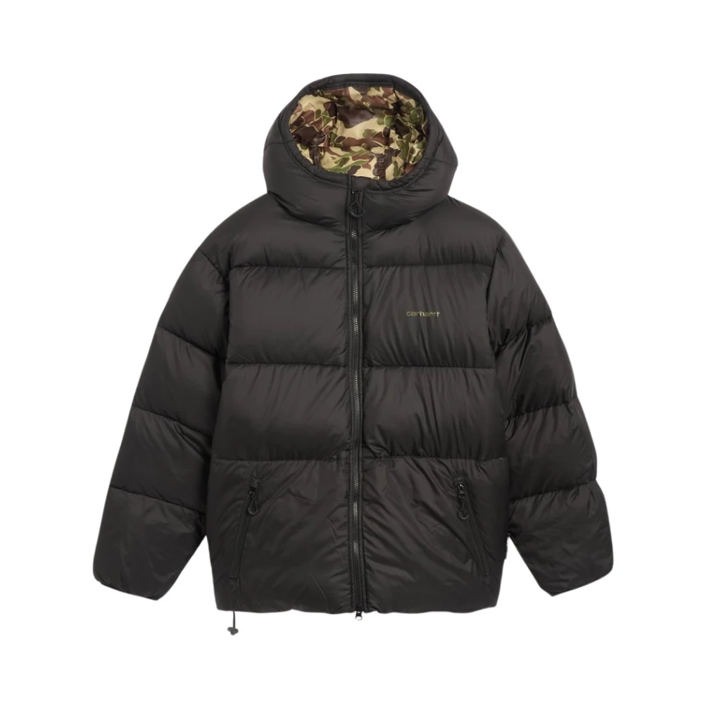 Carhartt WIP Toronto Camouflage Duck Ripstop Jas Black Dames