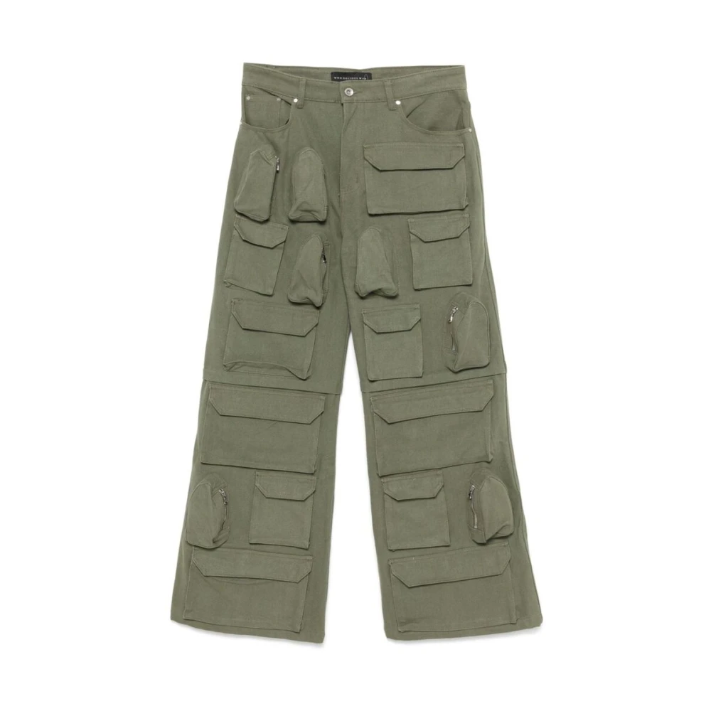 Who Decides War Rave Cargo Olive Broek Green Heren