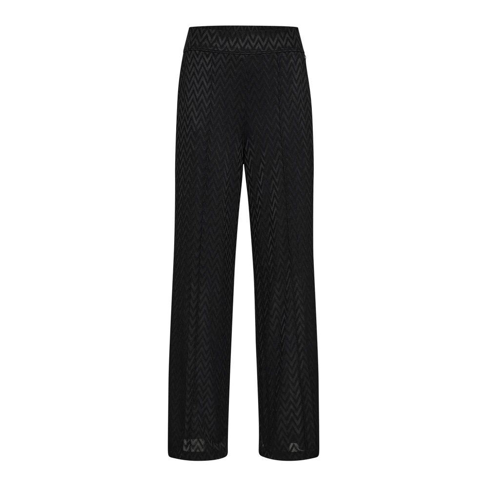 MOS MOSH Sportieve Zwarte Broek Black Dames