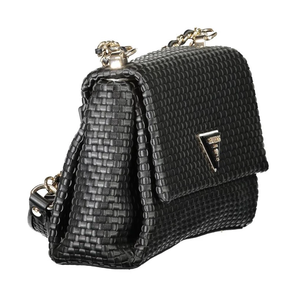 Guess Moderne polyethyleen handtas voor vrouwen Black Dames