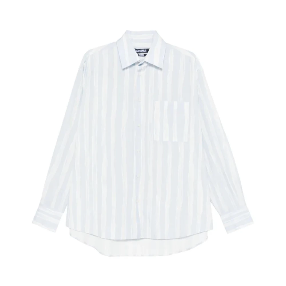 Jacquemus Men's Blue La Chemise Camargue - Casual Shirts - M - Shirts