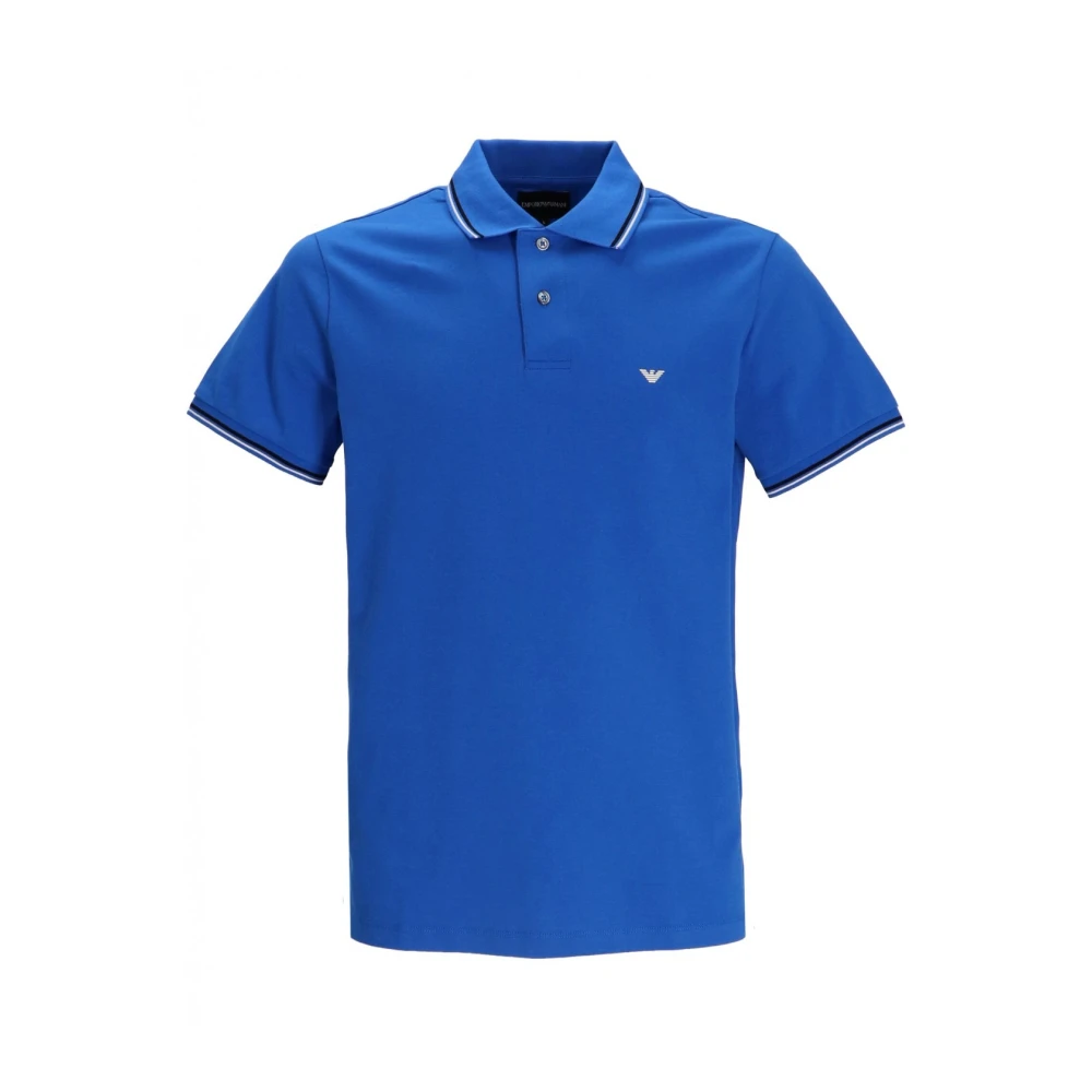Emporio Armani Stijlvolle T-shirts en Polos Blue Heren