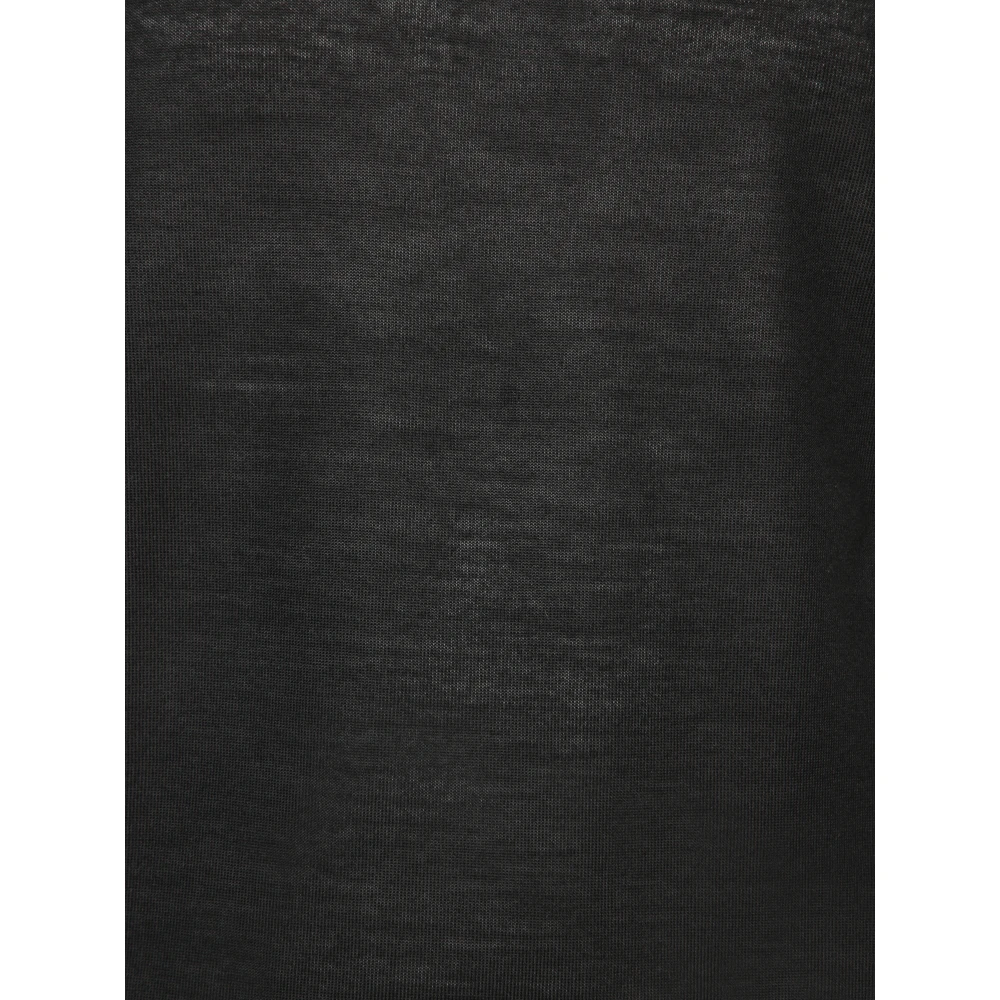 Daniele Fiesoli Luxe Zwarte Gebreide Kleding Aw24 Black Heren