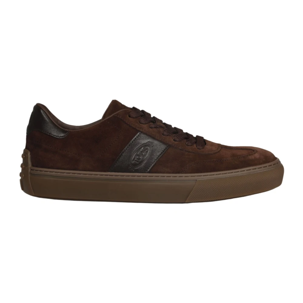 TOD'S Suede Gym Sneakers Fw22 Brown Heren