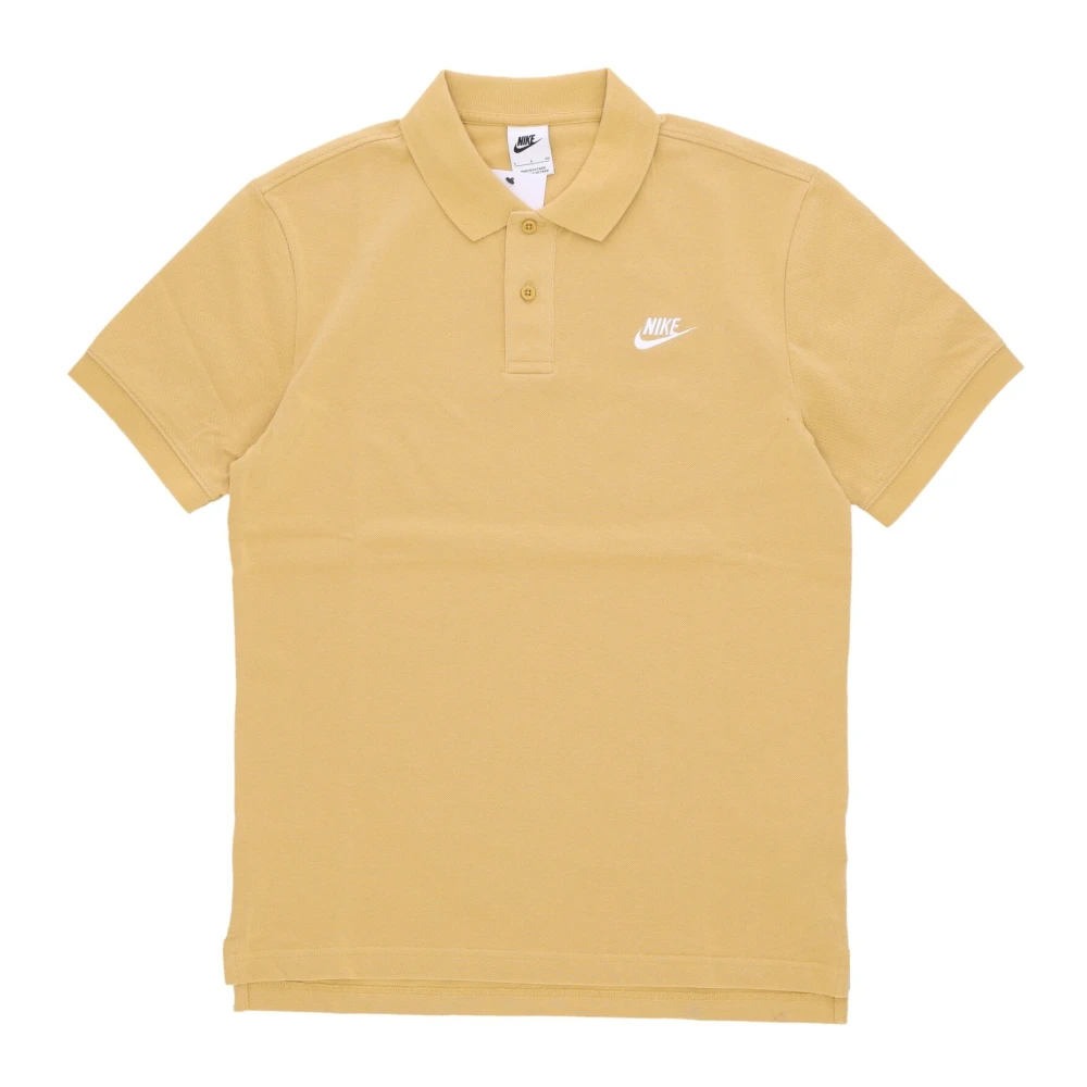 Nike Short Sleeve Polo Matchup Polo Yellow Heren