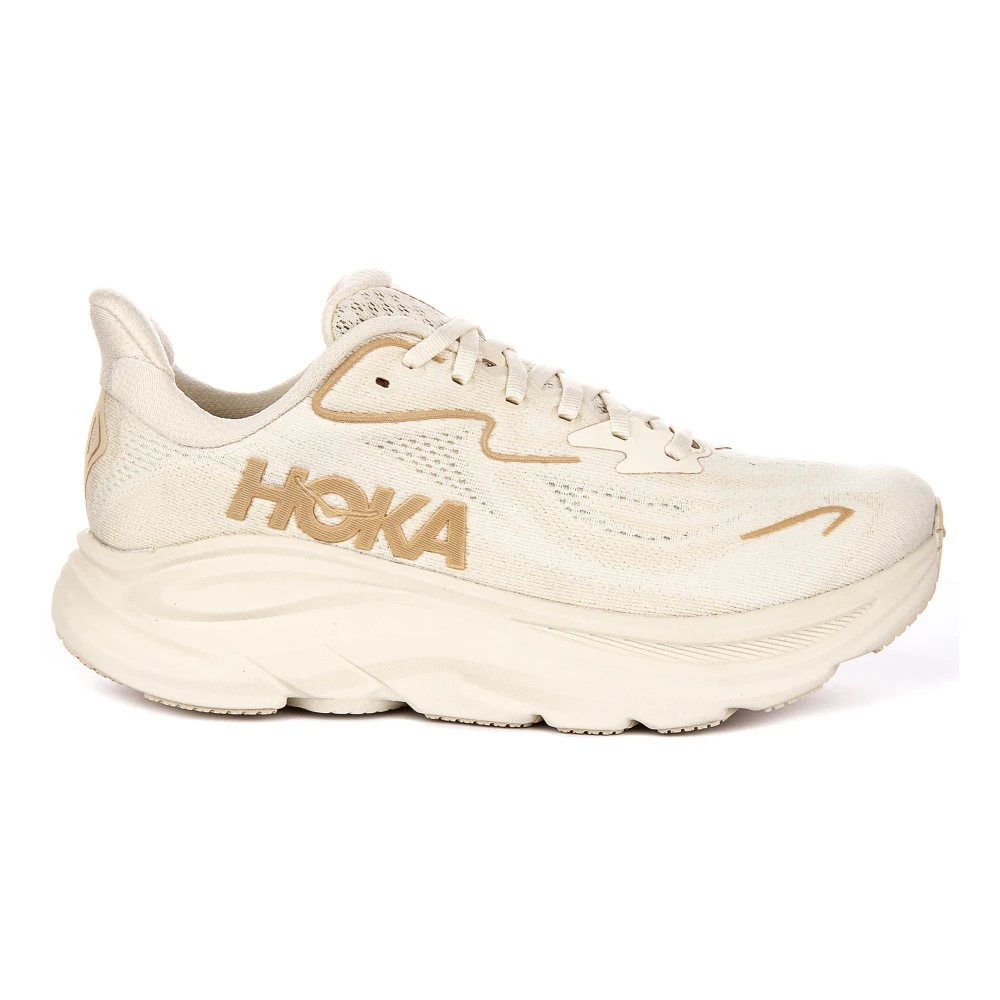Hoka One One , Running Shoes, Female, Beige, 3 Uk, Clifton 10