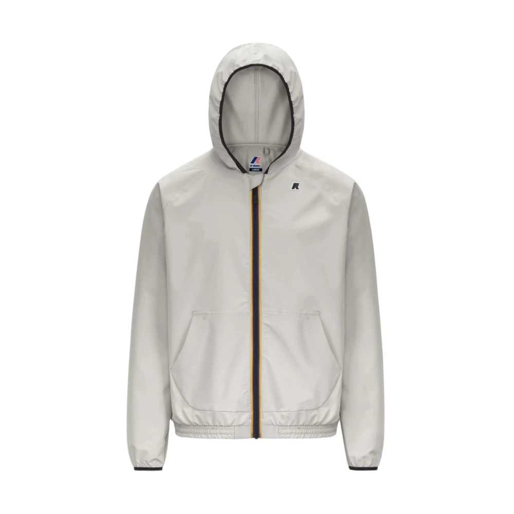 K-Way Men's Beige Light Jackets, Xl, Sia Jacket