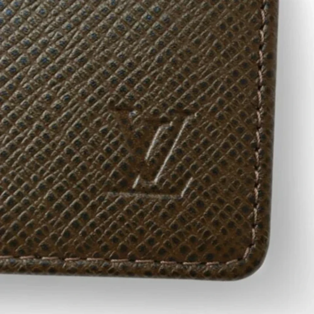 Louis Vuitton Vintage Pre-owned Leather wallets Brown Heren