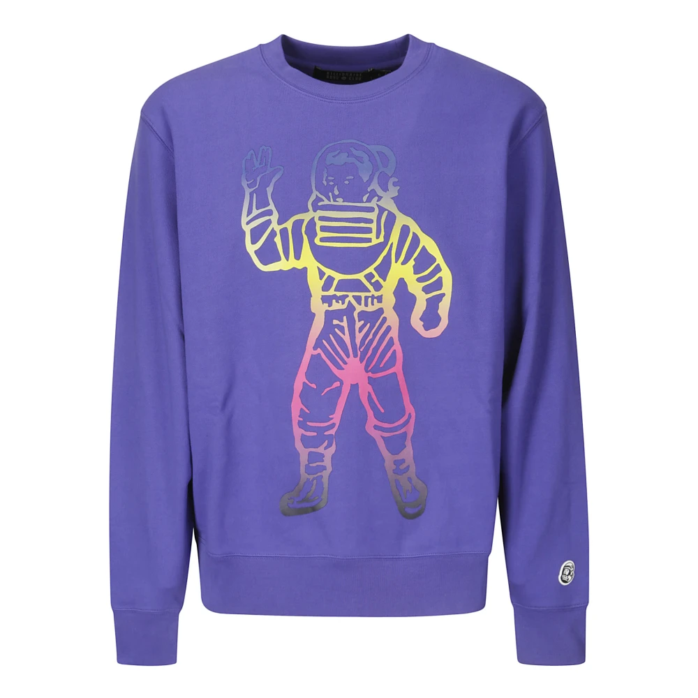 Billionaire Boys Club Gedrukte Crew-Neck Sweatshirt met Logo Detail Purple Heren