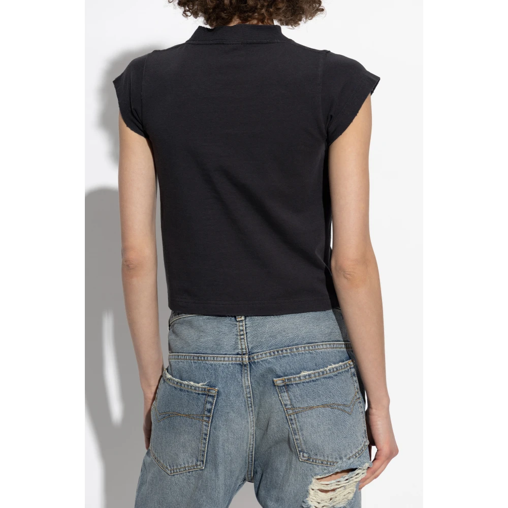 Balenciaga T-shirt met vintage-effect Black Dames