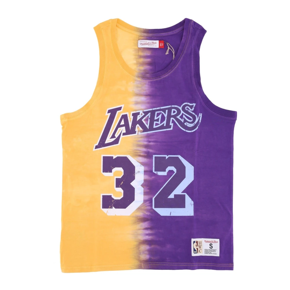 Mitchell & Ness Magic Johnson Tie Dye Tank Top Multicolor Heren