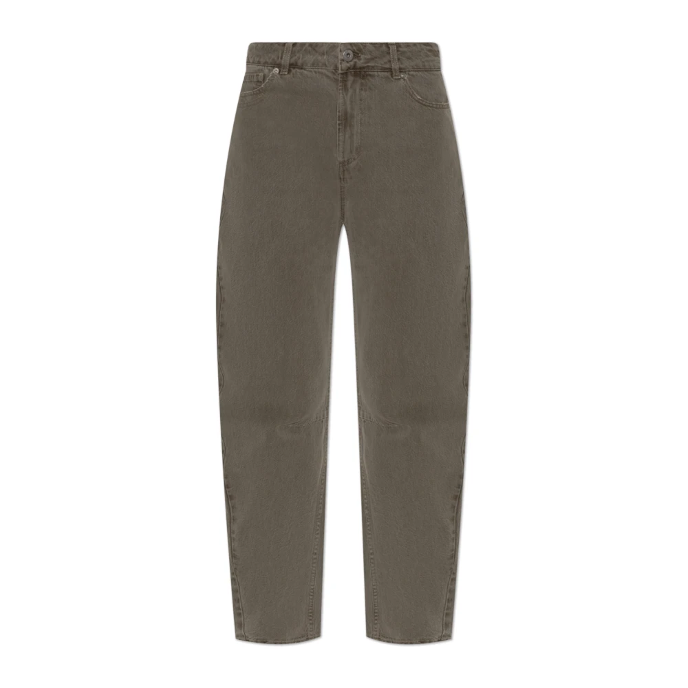 Halfboy Jeans met toelopende pijpen Gray Dames