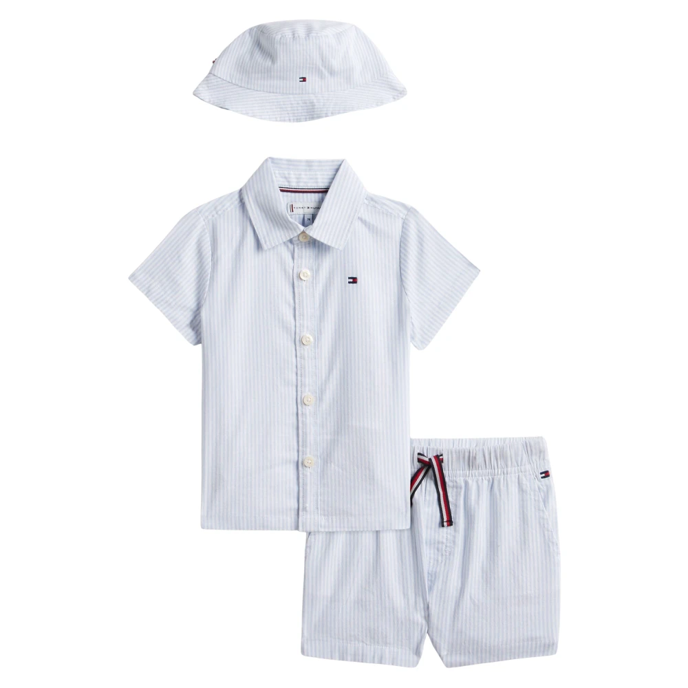 Tommy Hilfiger Boys Blue Kids Sets, 2 Y, Ithaca Short Set