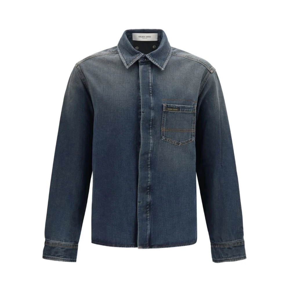 Golden Goose , Herren, Shirts, Blau, M
