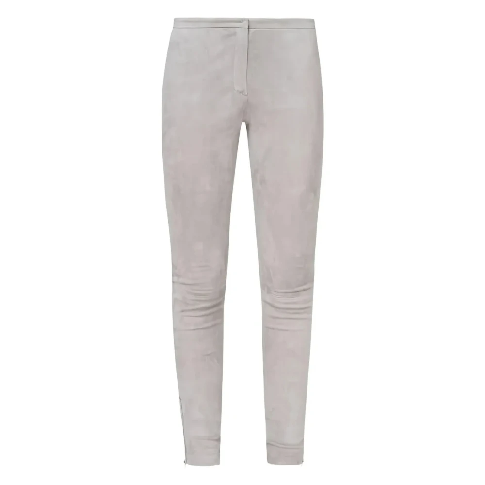 Fabiana Filippi Gray Pl73719 Skinny Trousers - Female - Skinny Trousers - Xs - Trousers