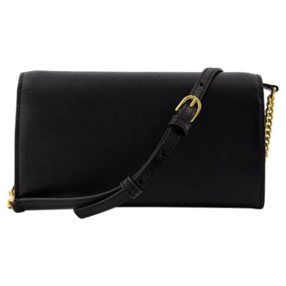 TORY BURCH Leather wallets Black Dames