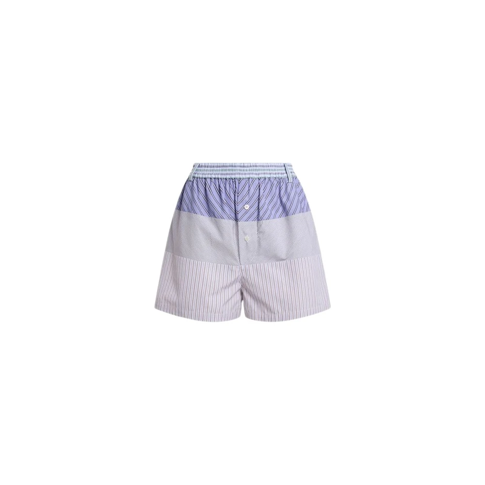 Moschino Women's Printed Cotton Poplin Shorts