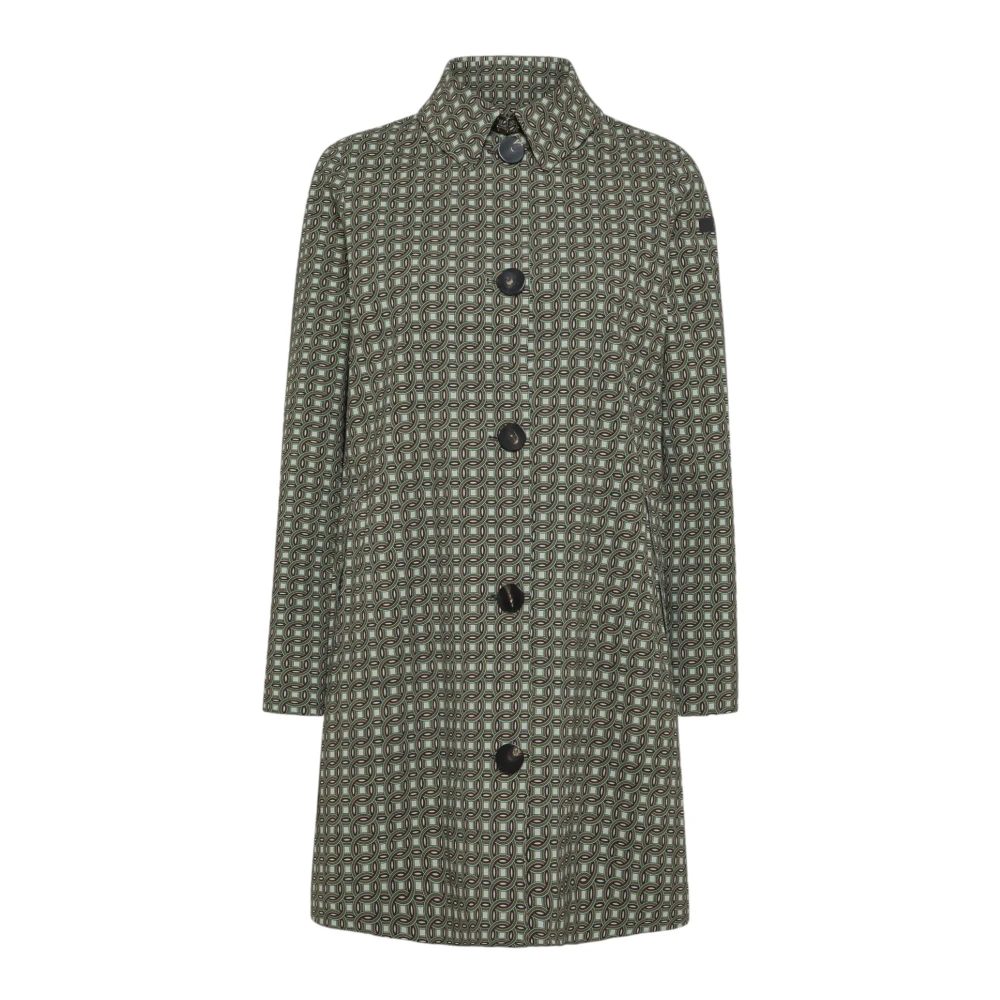 RRD Groene Single-Breasted Jas Multicolor Dames