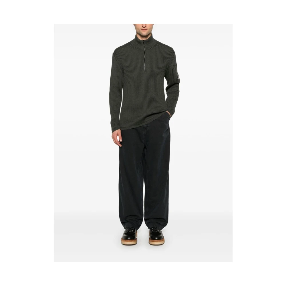 Carhartt WIP Zwarte Denim Wide Leg Jeans Black Heren