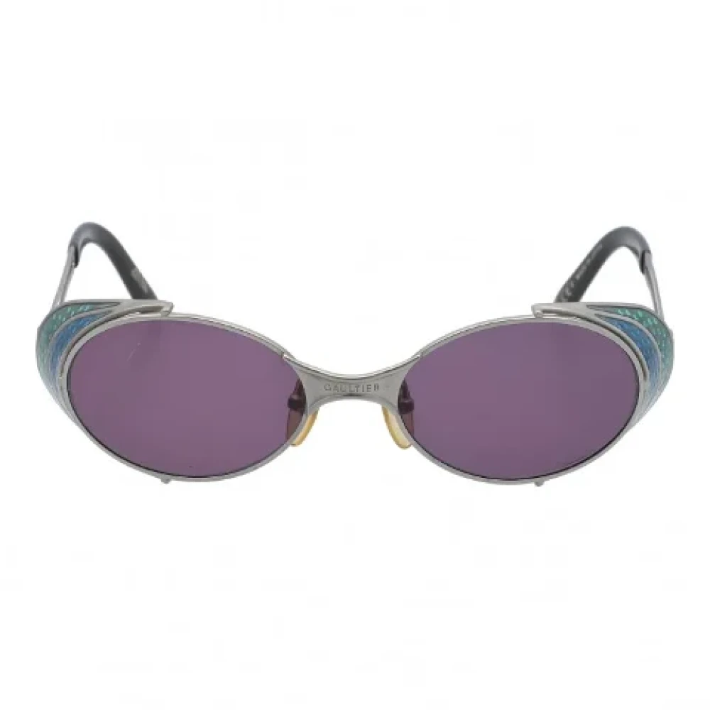Jean Paul Gaultier Pre-owned Acetate sunglasses Blue Dames