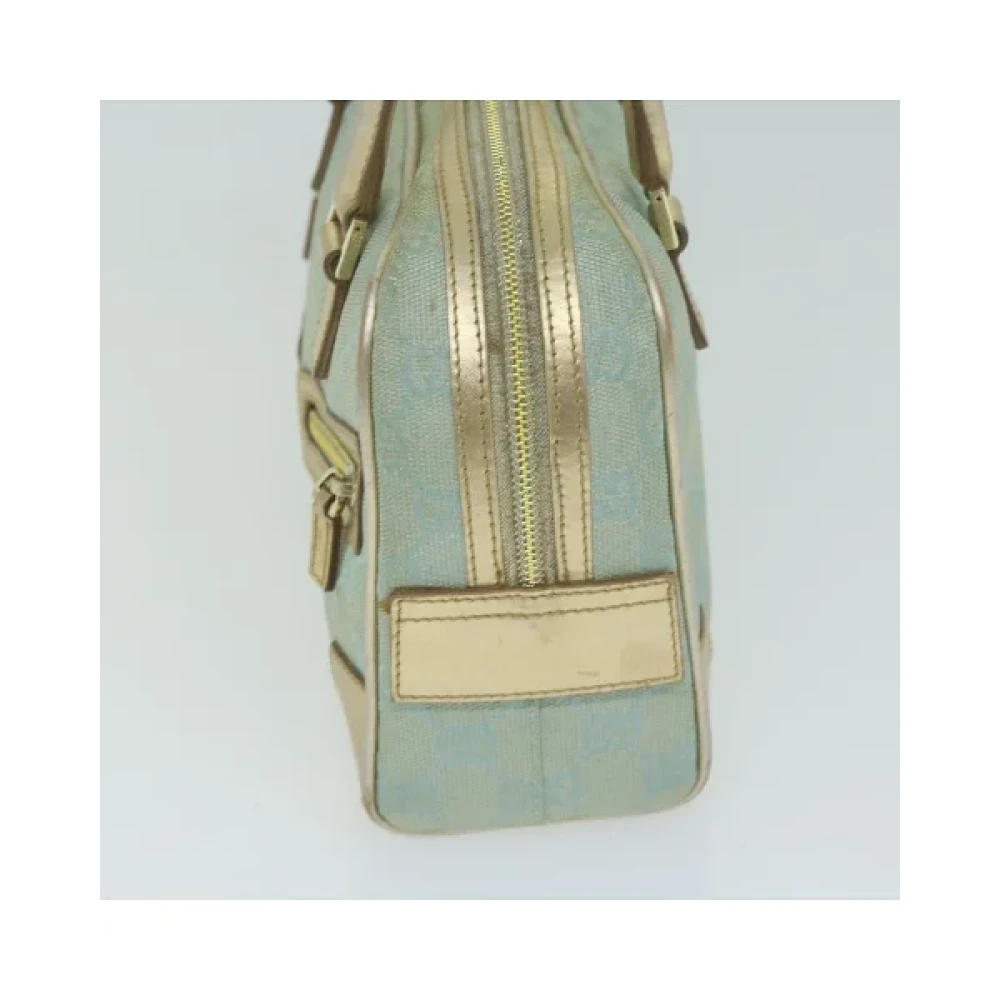Gucci Vintage Pre-owned Canvas handbags Blue Dames