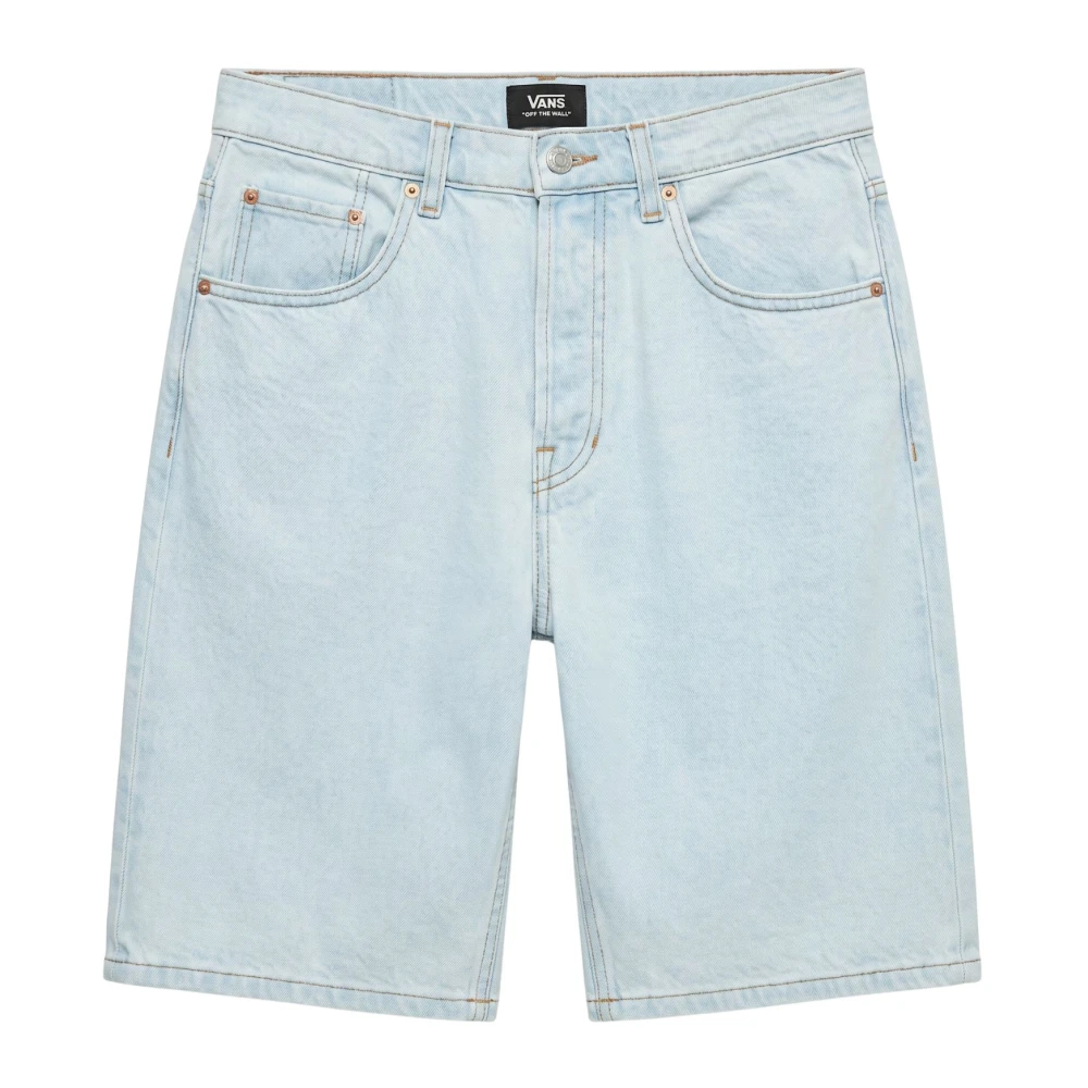 Vans Blue Denim Shorts, Male, W36, Check-5 Baggy Denim Short