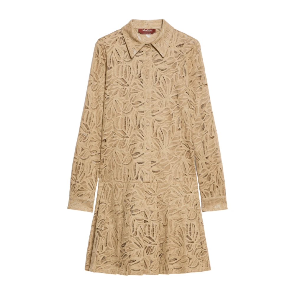 Max Mara Studio Elegante Jurken voor Vrouwen Beige Dames