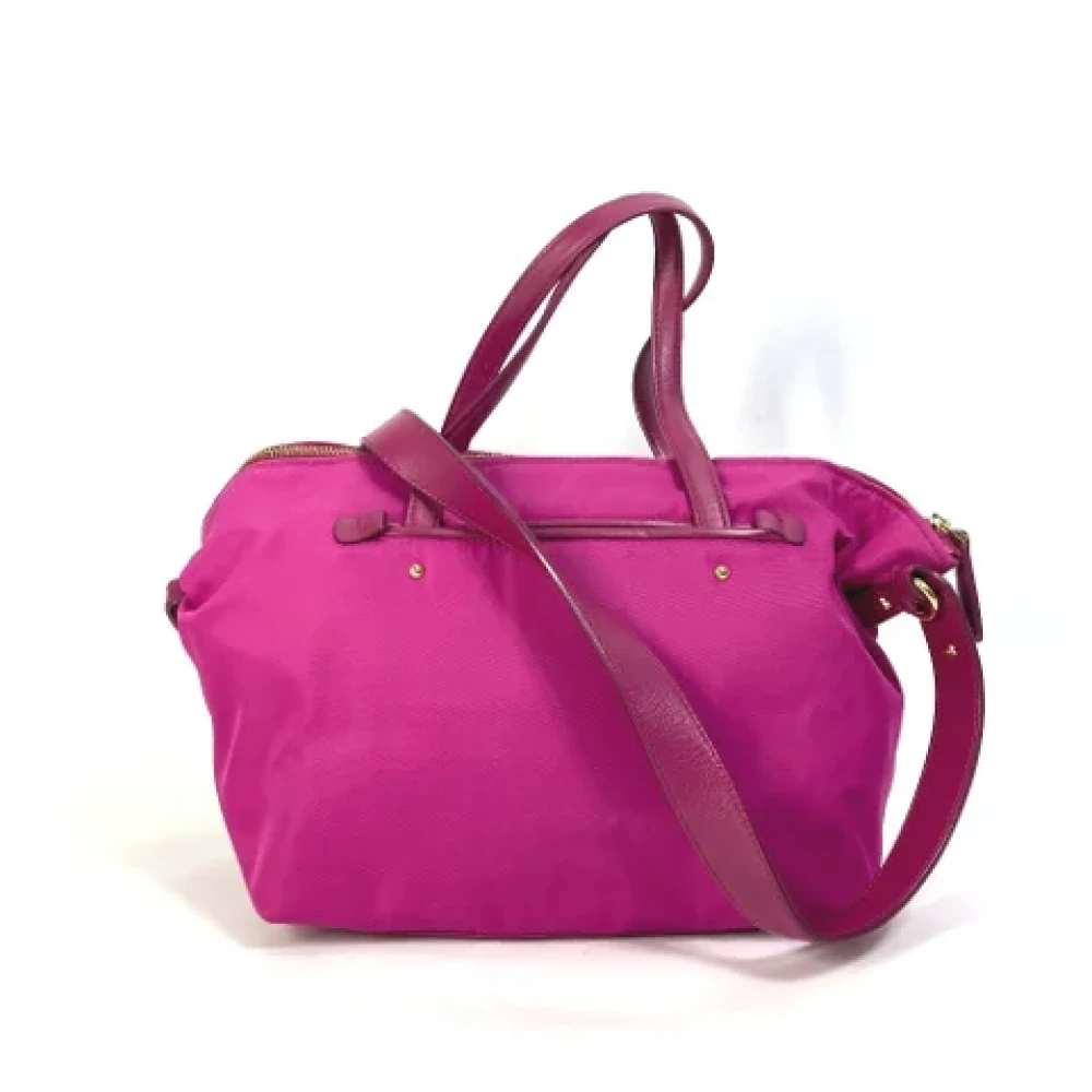 Salvatore Ferragamo Pre-owned Fabric handbags Pink Dames