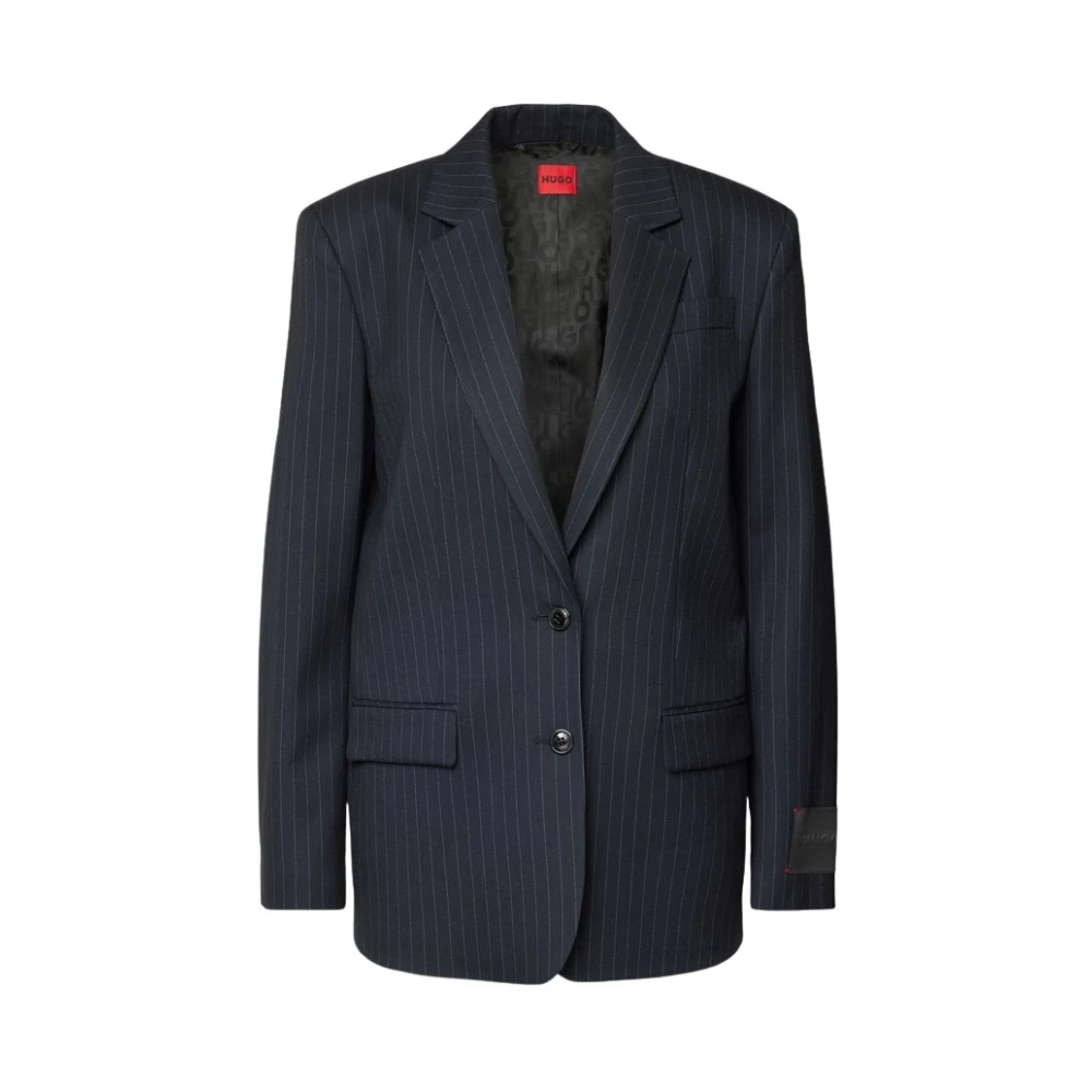 Hugo Boss Damesblazer met zakken en knoopsluiting Black Dames