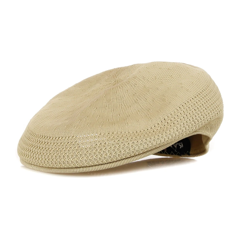 Kangol Ventair Beige Platte Pet Ultralicht Stof Beige Heren