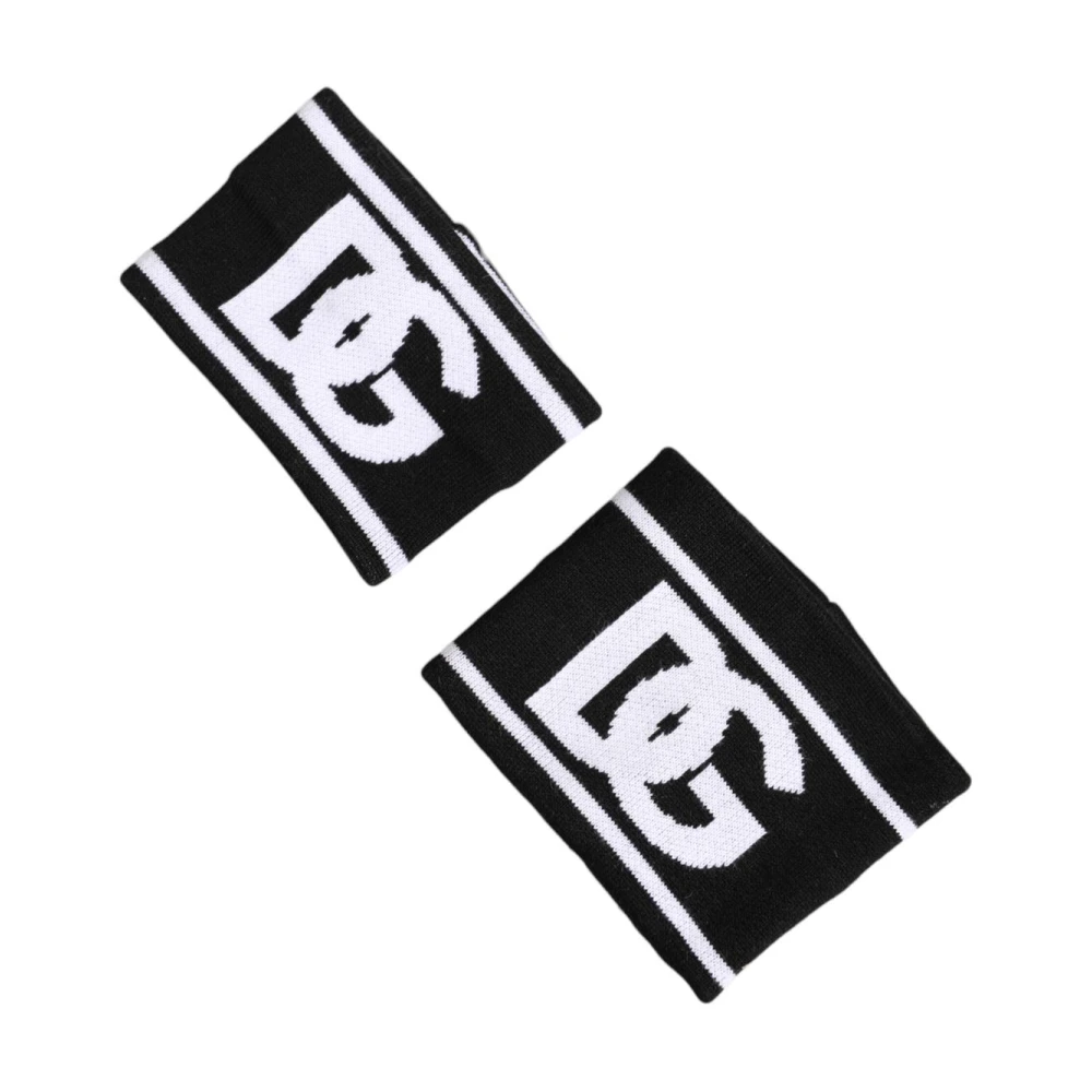 Dolce & Gabbana Men's Multicolor Running Accessories, One Size, Logo Cotton Wristband