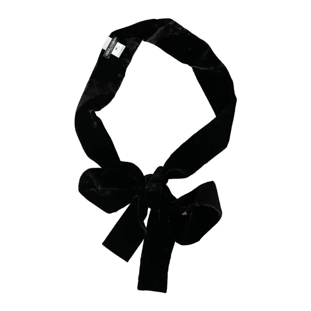 Dolce & Gabbana Women's Black Luxurious Wide Waist Belt