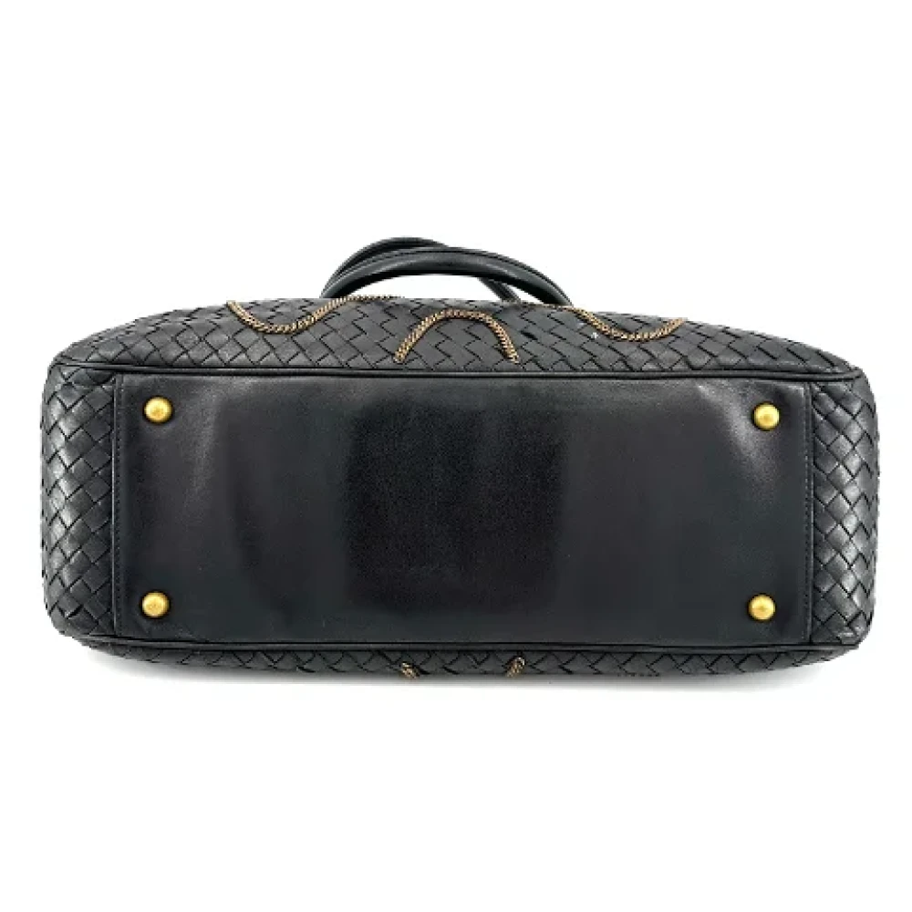 Bottega Veneta Vintage Pre-owned Leather handbags Black Dames