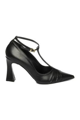 Spetsig T-strap Décolleté