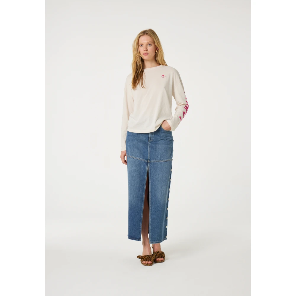 Fabienne Chapot Phileine Long Sleeve T-Shirt White Dames