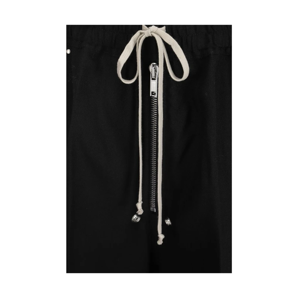 Rick Owens Cargo wollen broek Black Dames