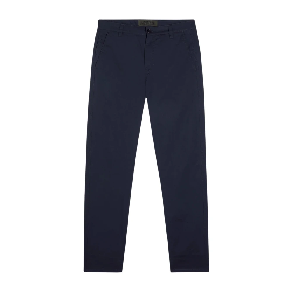 Aspesi Men's Blue Pantalone Chino Cotone Nylon Comfort - Chinos - L - Trousers