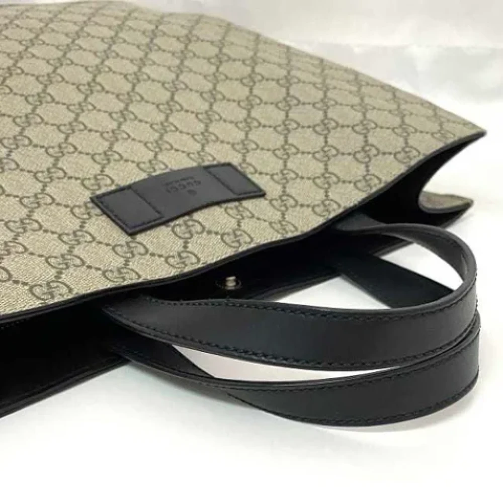 Gucci Vintage Pre-owned Fabric gucci-bags Beige Dames