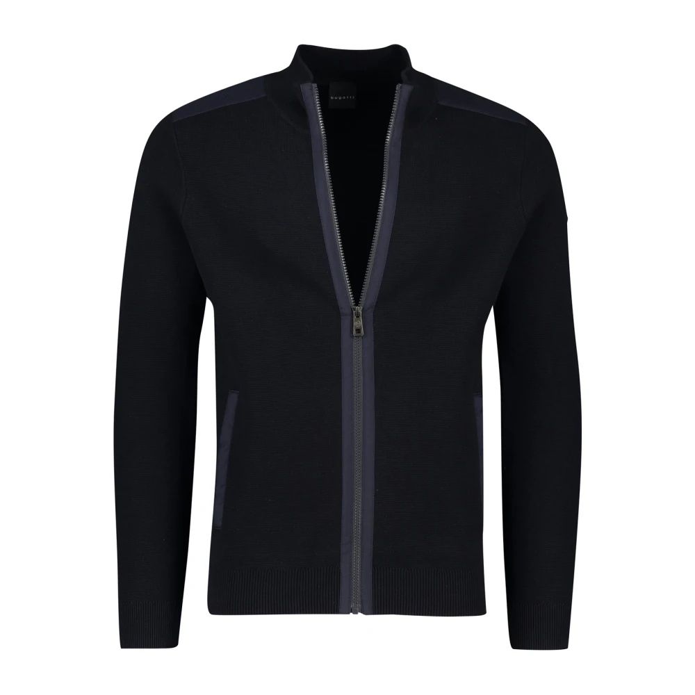 Bugatti Donkerblauwe Vest Stijlvol Ontwerp Blue Heren