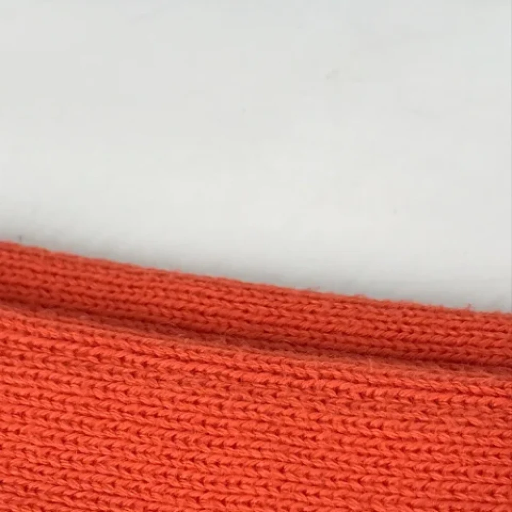 Louis Vuitton Vintage Pre-owned Cotton scarves Orange Dames